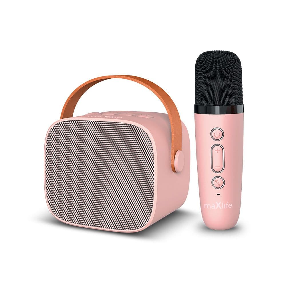 maXlife Bluetooth Karaoke Speaker MXKS-100 - Rosa
