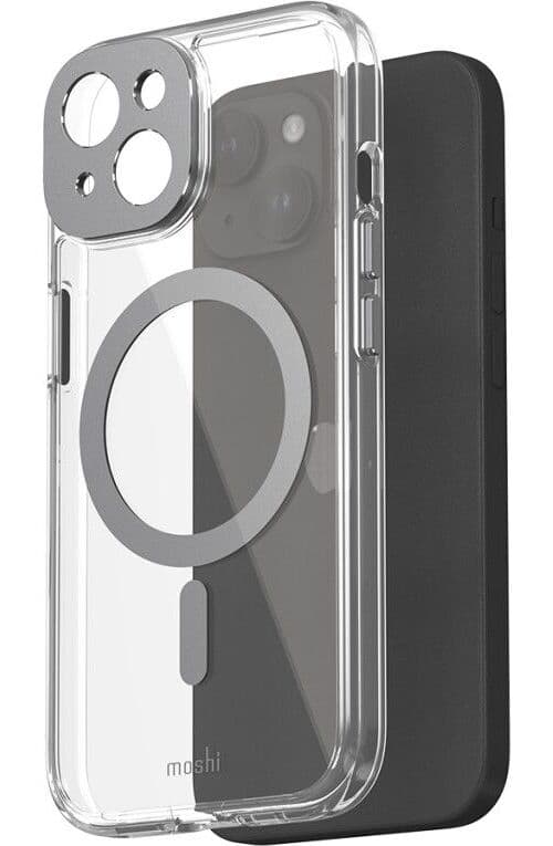 Moshi iGlaze-deksel (iPhone 15) - Grå