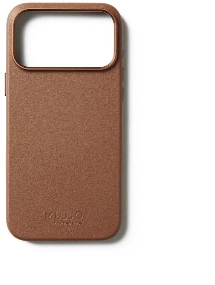 Mujjo Helskinndeksel (iPhone 17 Pro Max) - Brun