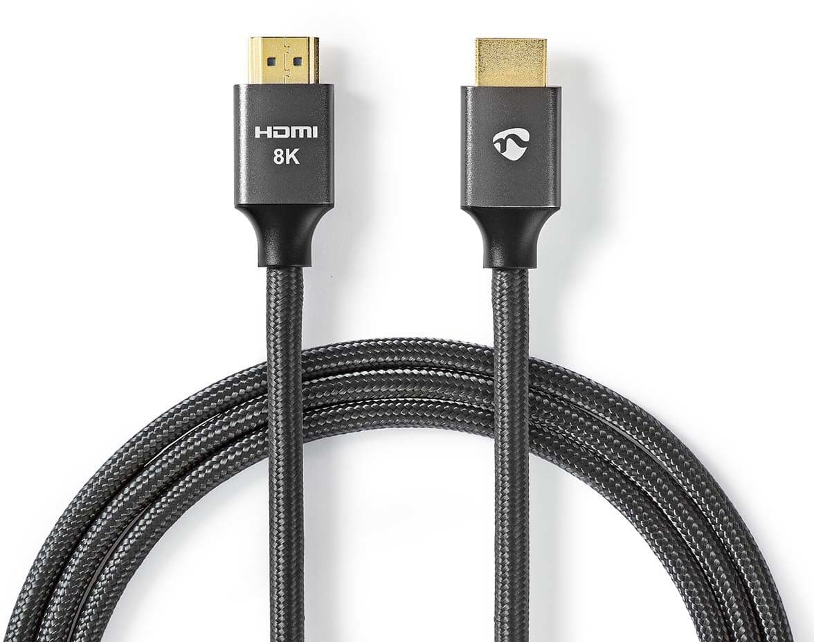 Nedis Fabritallic HDMI-kabel 8K - 1 m