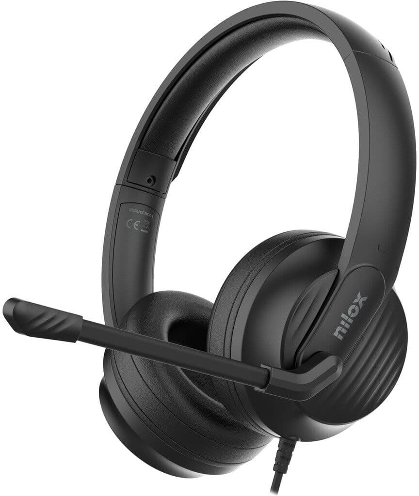 Nilox USB-headset med Mikrofon og ENC