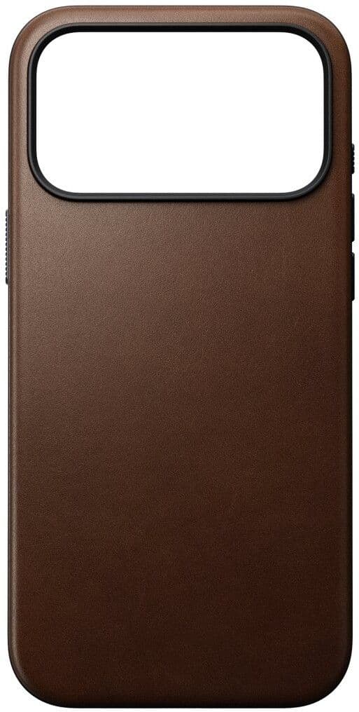 Nomad Modern skinndeksel (iPhone 17 Pro Max) - Mørkebrun