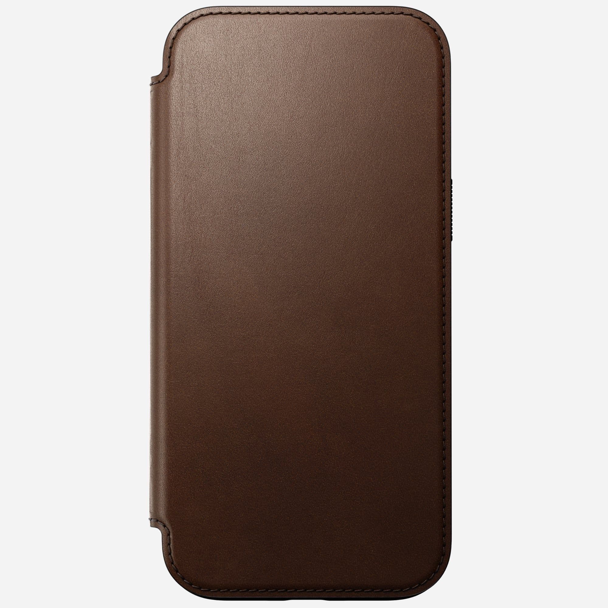 Nomad Modern Leather Folio (iPhone 16 Pro) - Mørkebrun