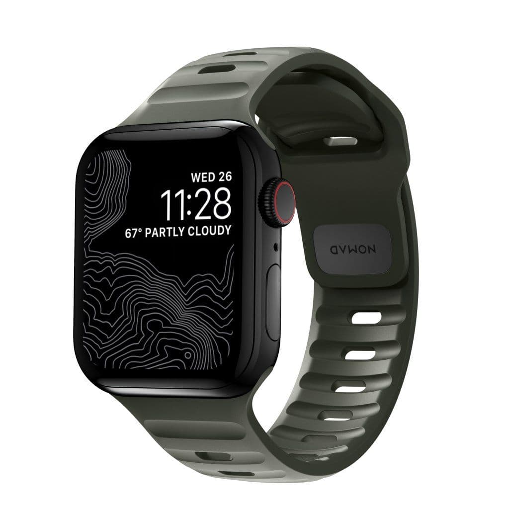 Nomad Sport Strap V2 (Apple Watch 49/46/45/44/42mm) - Grønn M/L