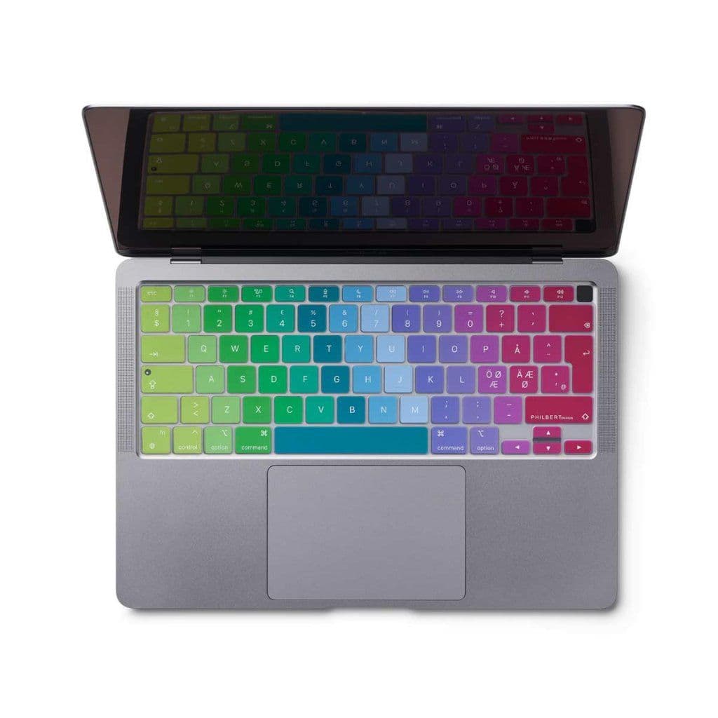 Philbert Keyboard Cover (Macbook Air 13 (2020)) - Regnbue 2