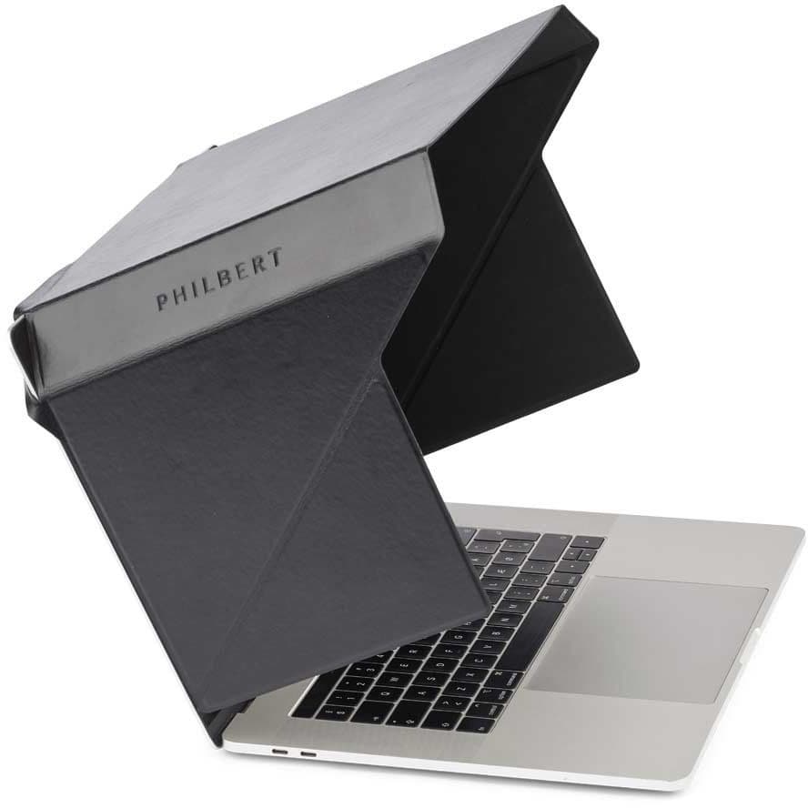 Philbert Ultra Slim Solskjerm og Privacy Hette (15"-16") - Svart
