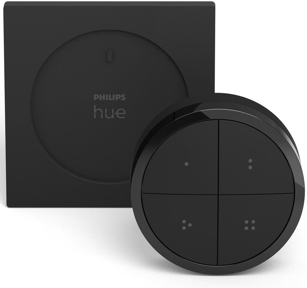 Philips Hue trykkskivebryter - Svart