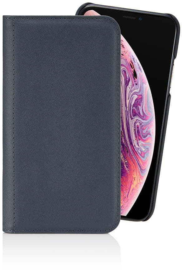 Pipetto Magnetic Folio (iPhone X/Xs) - Marineblå