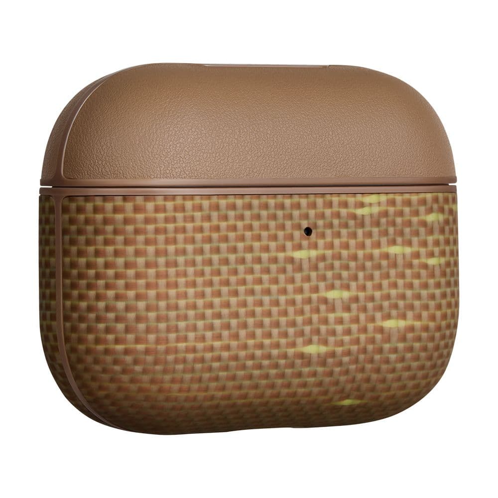 Pitaka Aramidfiber Deksel (AirPods Pro 3) - Golden Glint