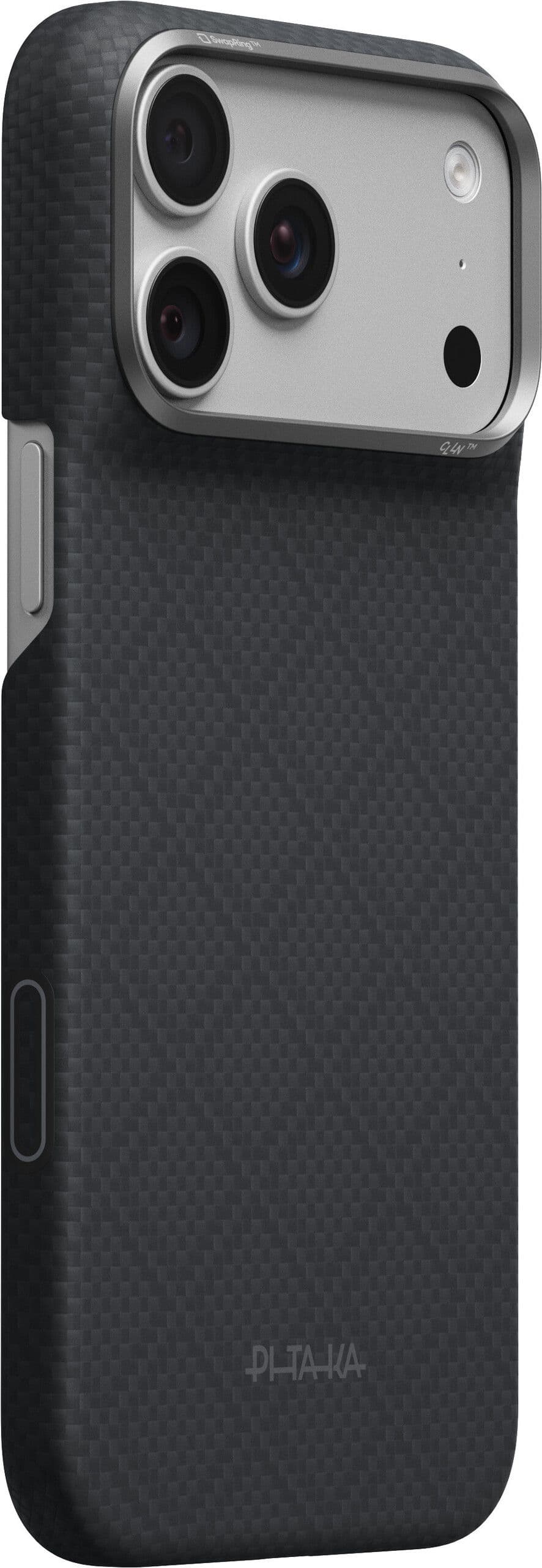 Pitaka Edge Case Argyle (iPhone 17 Pro Max/18 Pro Max) - Basalt Black