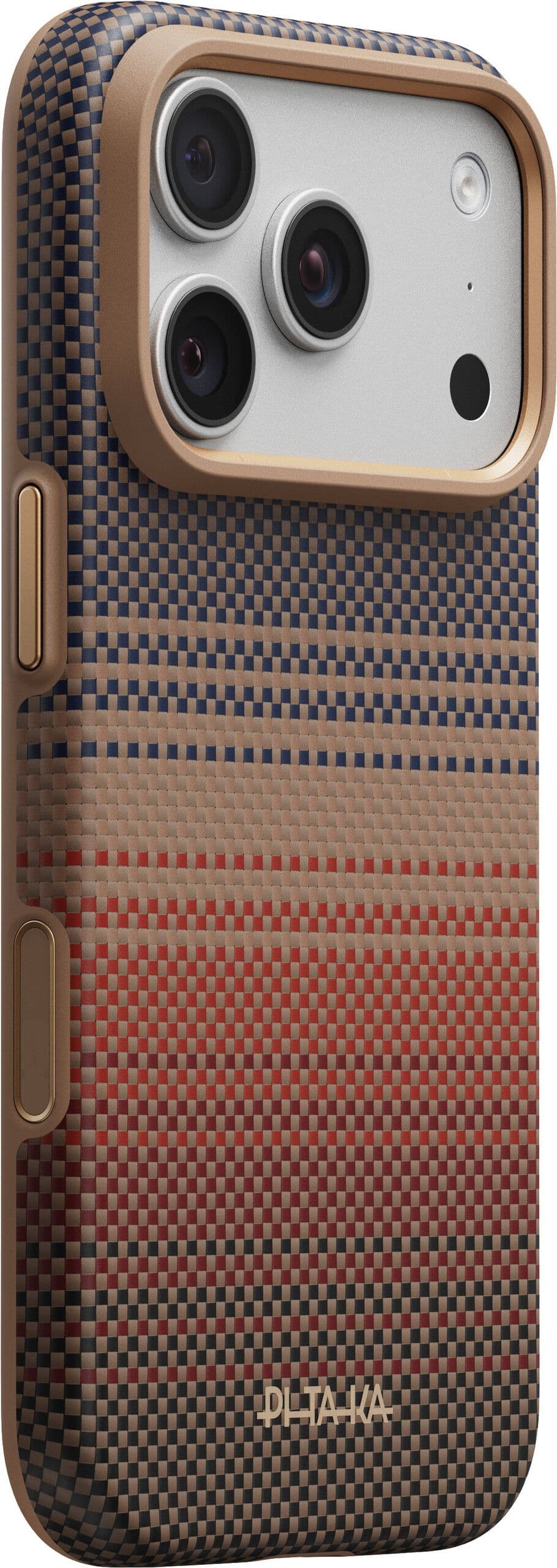 Pitaka Summa Case Argyle (iPhone 17 Pro/18 Pro) - Sunset