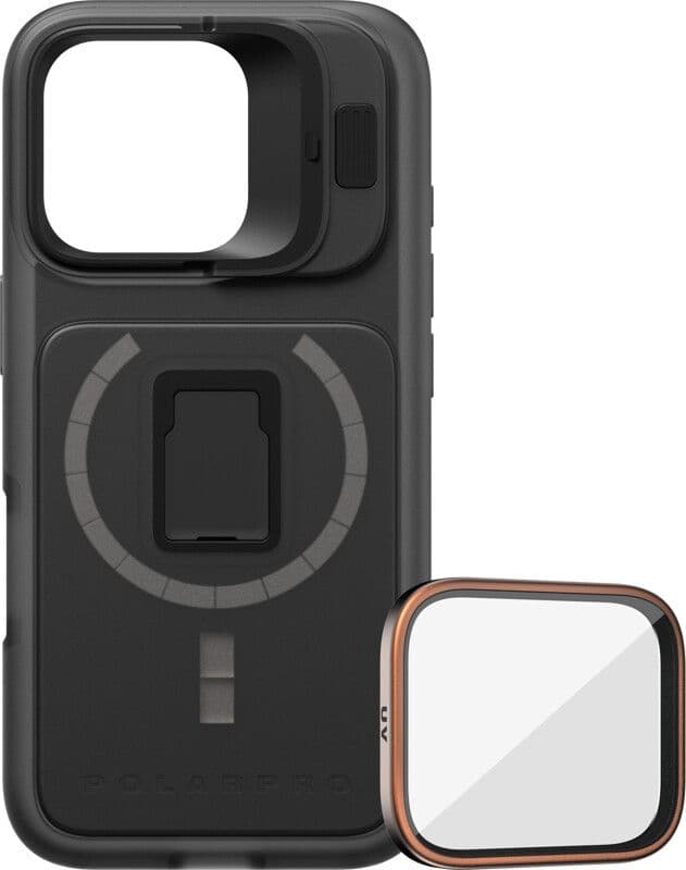 PolarPro LiteChaser ProCase + UV-filtersett (iPhone 16 Pro Max)