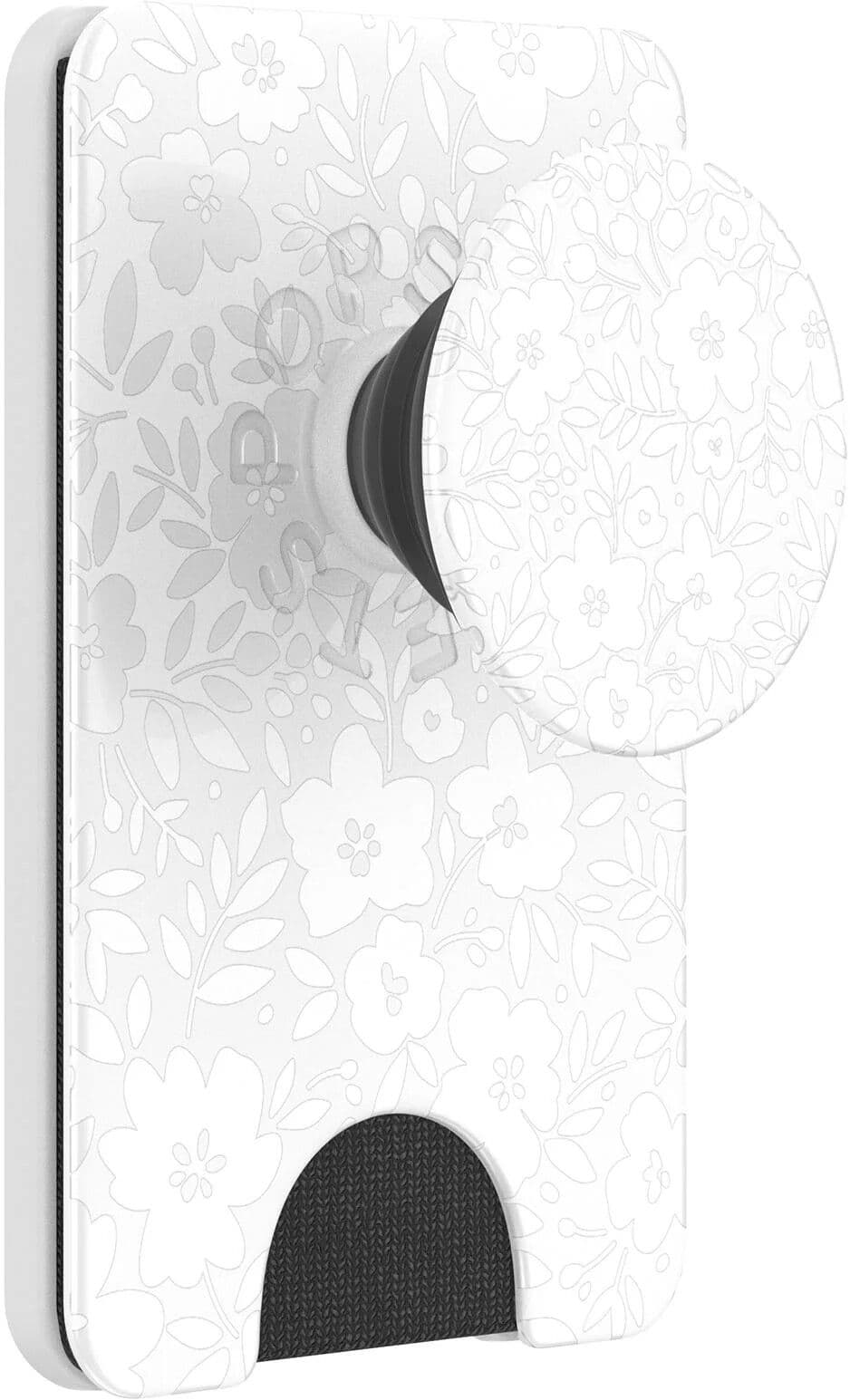 PopSockets PopWallet MagSafe - Vitblommig