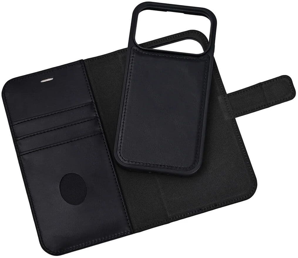 RadiCover Exclusive 2-in-1 Wallet (iPhone 17 Pro/18 Pro) - Svart