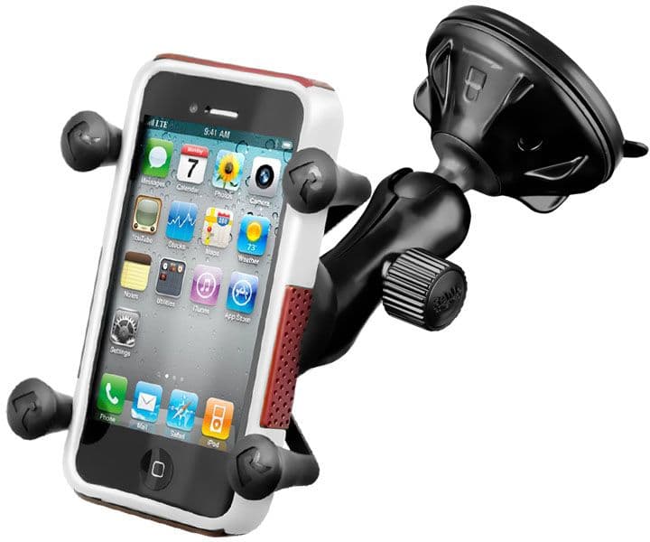 RAM Mount - Fleksibel holder (X-Grip) med sugekoppmontering