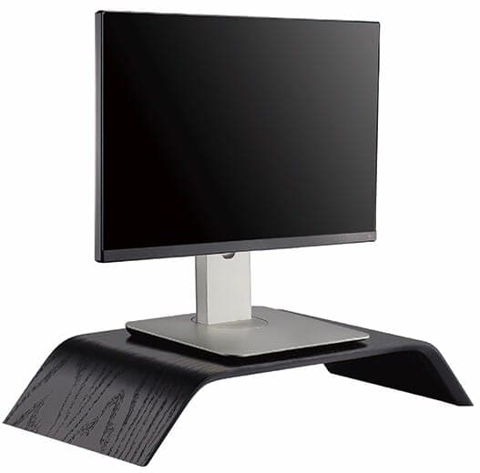 Samdi Monitor Wood Stand - Rødek (Svart)