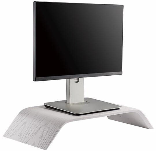 Samdi Monitor Wood Stand - Rødek (Hvit)