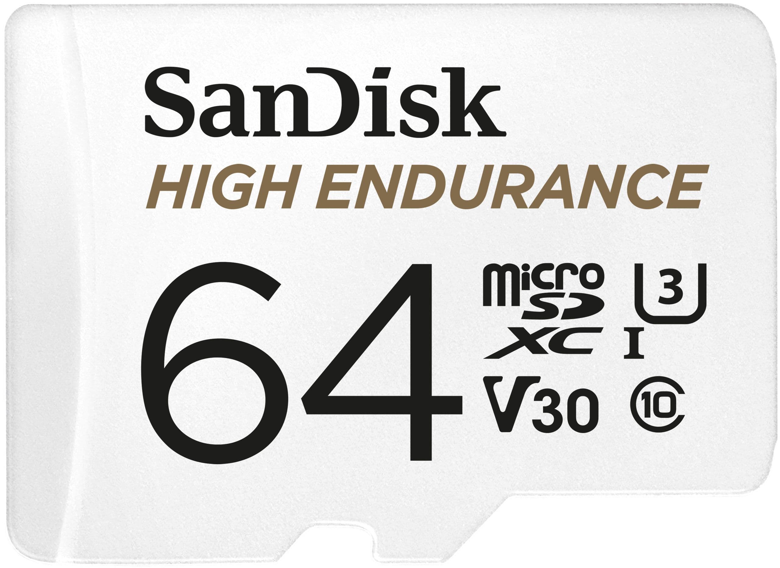 SanDisk MicroSDXC High Endurance-kort - 64 GB