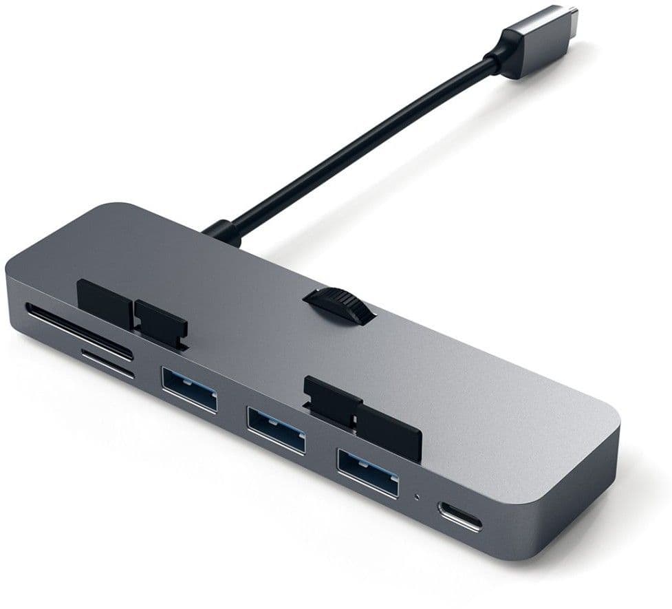 Satechi Aluminium USB-C Clamp Hub Pro (iMac) - Grå