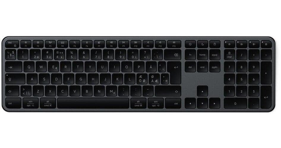 Satechi EX3 Slim Wireless Keyboard - Svart