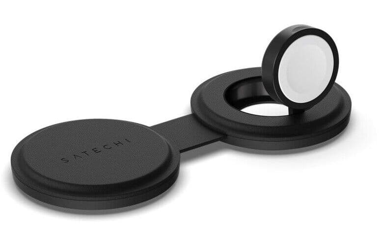 Satechi OntheGo 2-i-1 lader - Svart