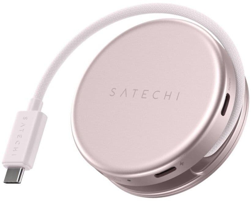 Satechi OntheGo 5-in-1 Multiport Adapter - Rosa
