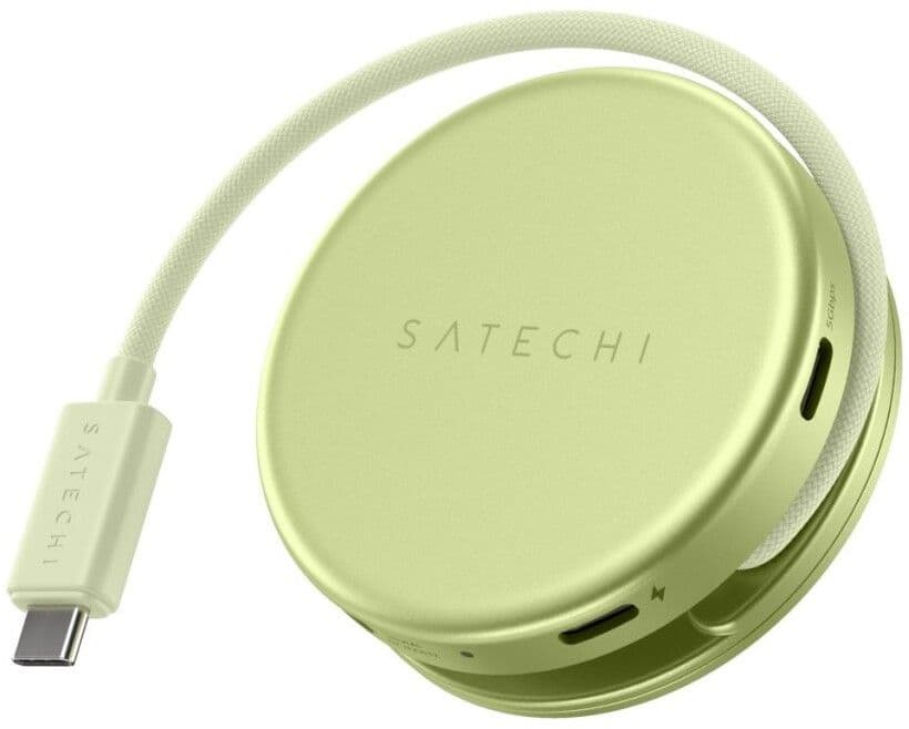Satechi OntheGo 5-in-1 Multiport Adapter - Gul