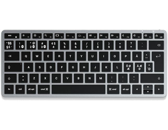 Satechi Slim X1 Bluetooth bakgrunnsbelyst tastatur