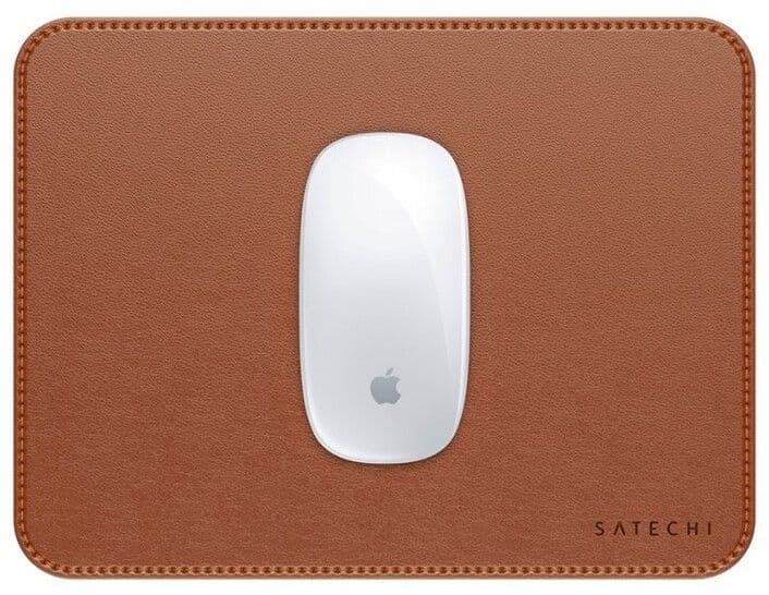 Satechi Vegan-Leather Premium musematte - Brun