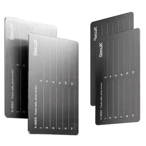 SecuX X-SEED - ta backup av krypto-seed ditt
