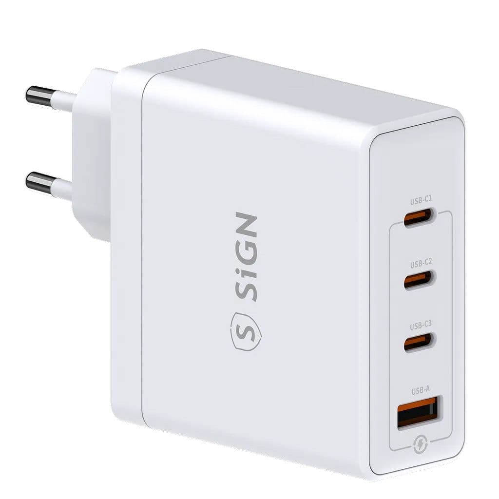 SiGN Fast Charger GaN 140W - vegglader