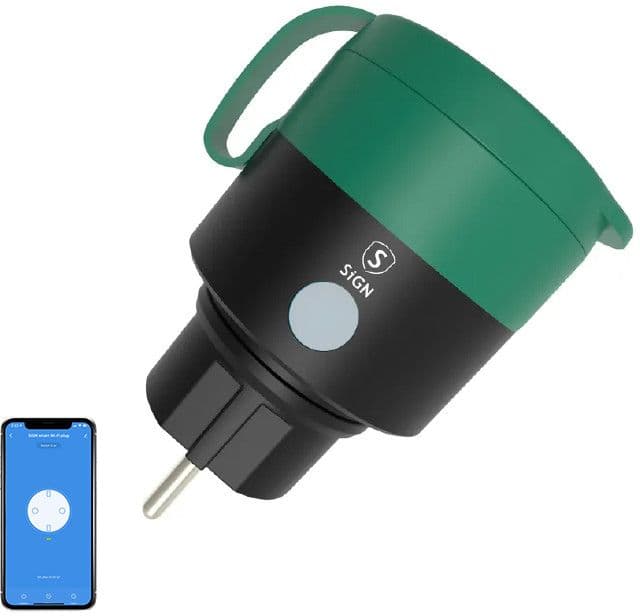 SiGN Smart Wifi Plugg Utendørs IP44 16A - 1-pack