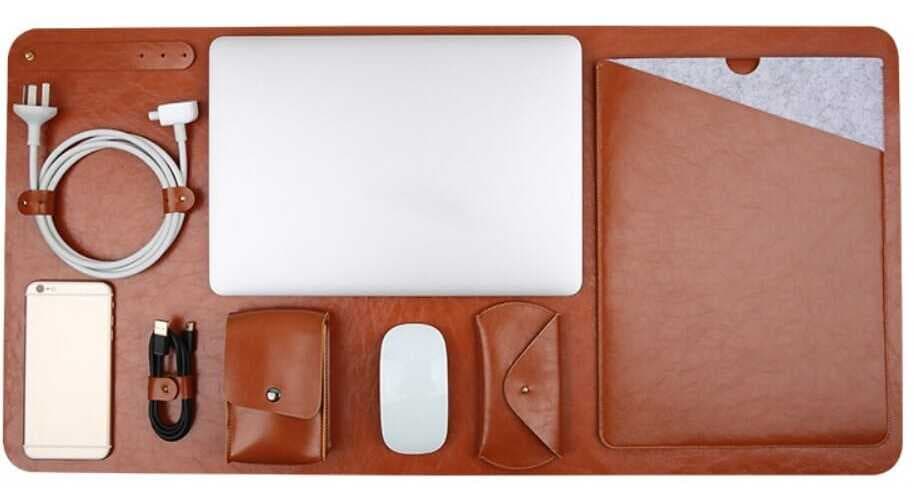 Soyan 5-in-1 Kit Macbook Pro/Air 13" - skrivebordssett - Brun