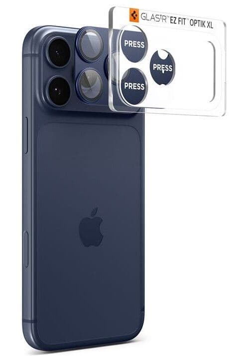Spigen Glass.tR Optik Pro XL EZ Fit (iPhone 17 Pro) - Blå