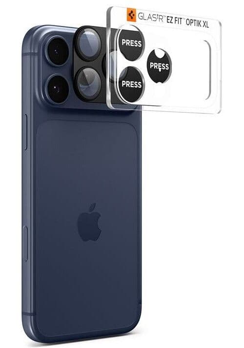 Spigen Glass.tR Optik Pro XL EZ Fit (iPhone 17 Pro) - Svart