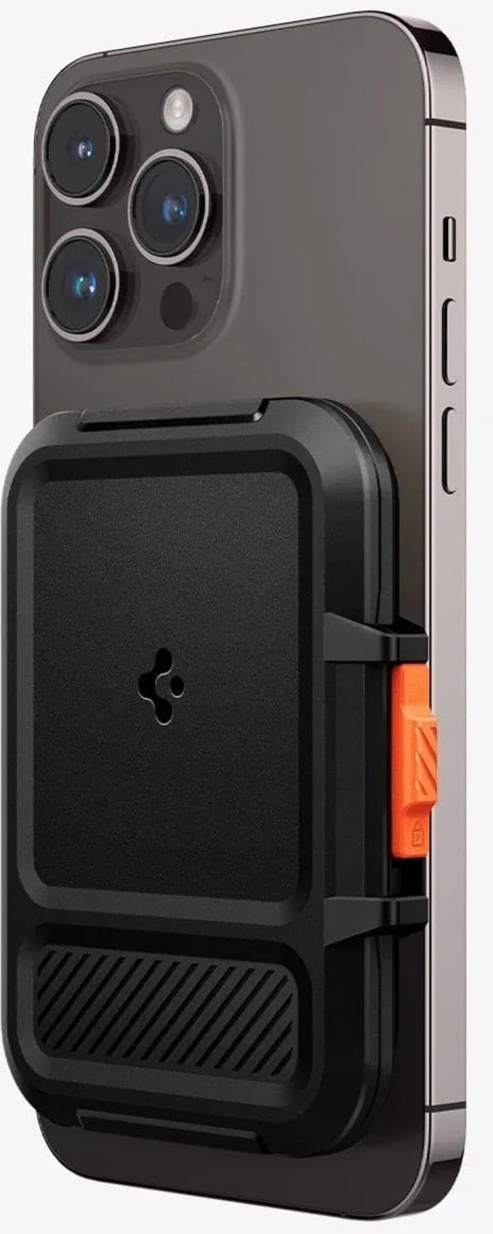 Spigen Lock Fit lommebok MagFit - Svart
