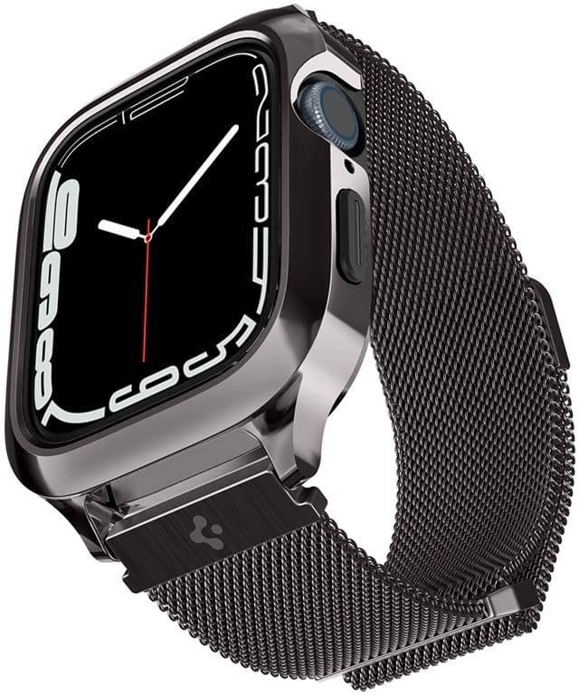 Spigen Metal Fit Pro (Apple Watch 45 mm) - Graphite