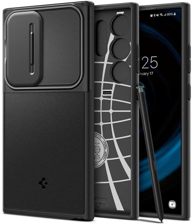 Spigen Optik Armor (Galaxy S24 Ultra) - Svart