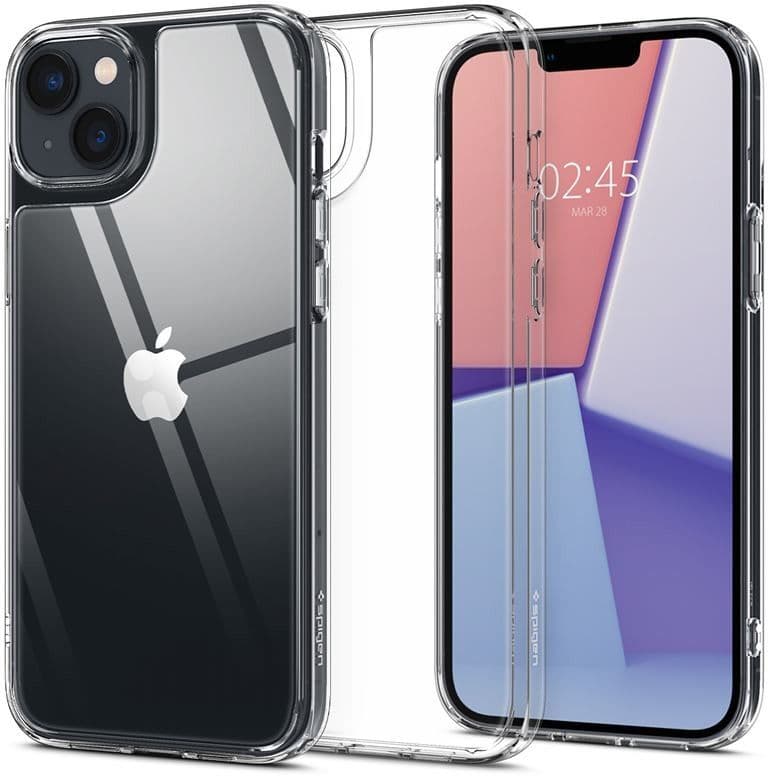 Spigen Quartz Hybrid (iPhone 14 Plus) - Krystallklart