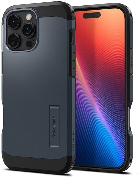 Spigen Tough Armor AI MagFit (iPhone 16 Pro) - Metal slate