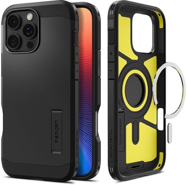 Spigen Tough Armor AI MagFit (iPhone 16 Pro Max) - Svart