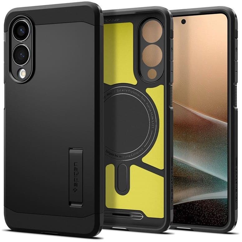 Spigen Tough Armor MagFit (Galaxy S25 Edge) - Svart