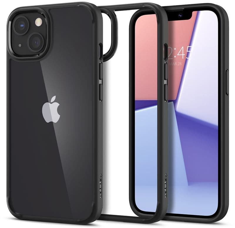 Spigen Ultra Hybrid (iPhone 13) - Transparent/Svart