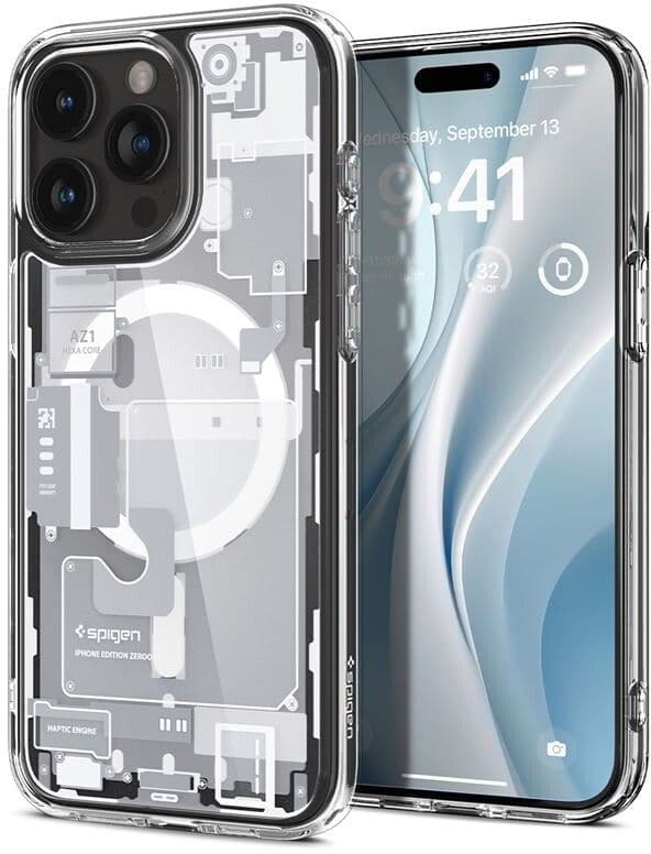 Spigen Ultra Hybrid MagFit (iPhone 15 Pro) - Zero One Hvit