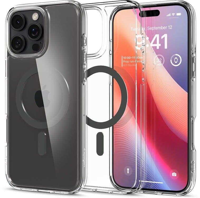 Spigen Ultra Hybrid MagFit (iPhone 16 Pro Max) - Grå