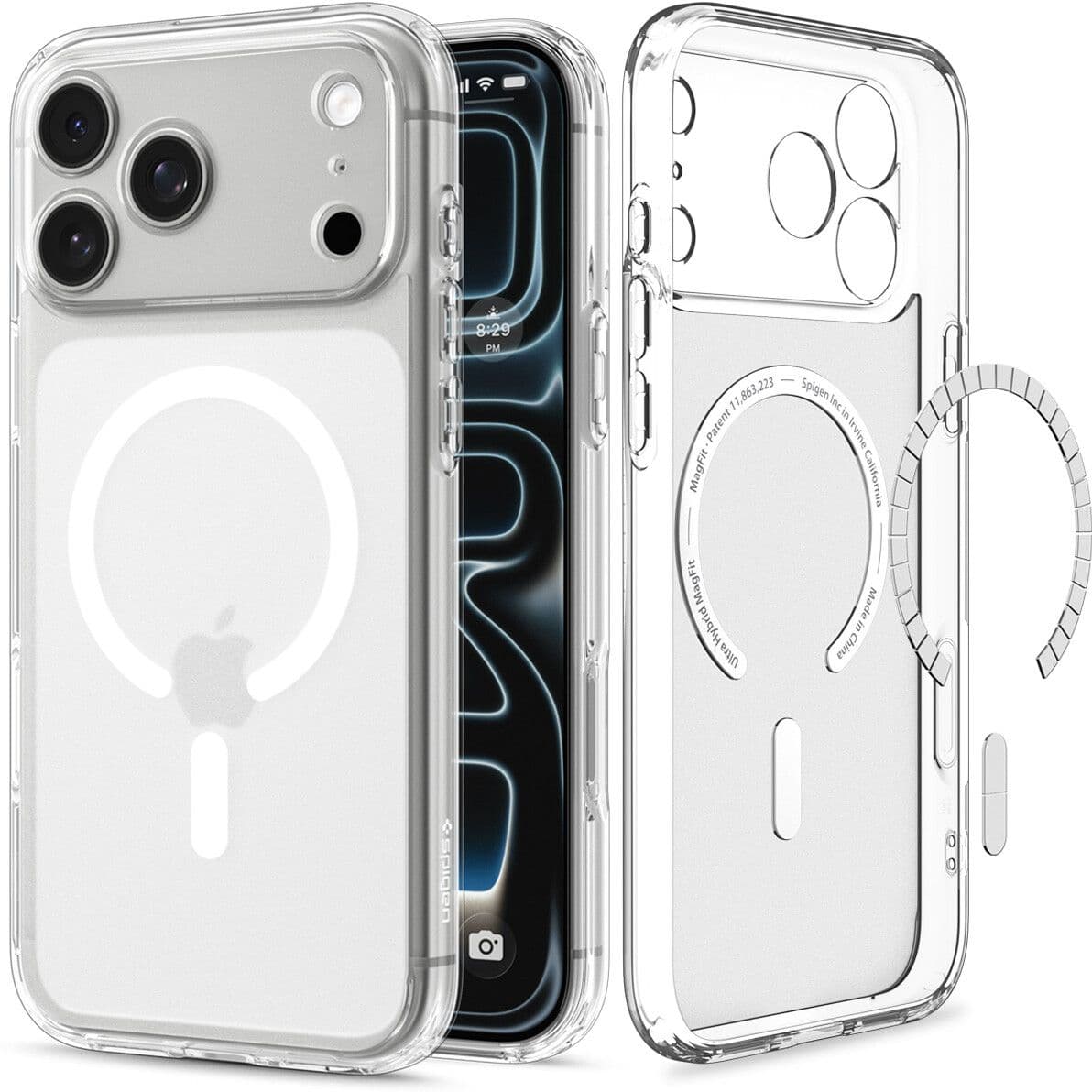 Spigen Ultra Hybrid Matte MagFit (iPhone 17 Pro Max/18 Pro Max) - Transparent