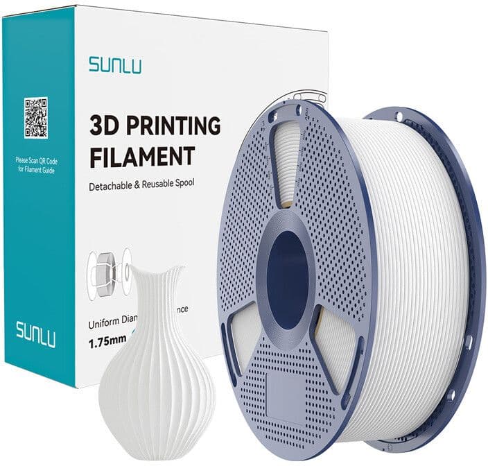 Sunlu Classic PLA Filament 1,75mm 1kg - Vit
