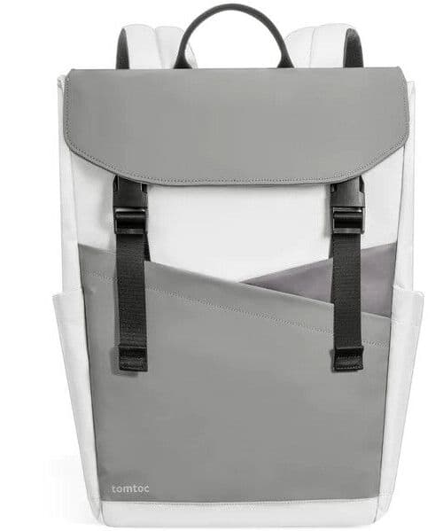 Tomtoc Slash-A64 Flip-ryggsekk (15"-16") - Hvit/Grå