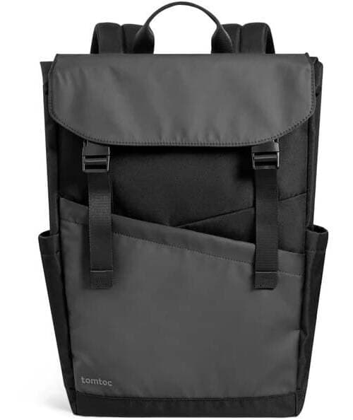 Tomtoc Slash-A64 Flip-ryggsekk (15"-16") - Svart/Grå