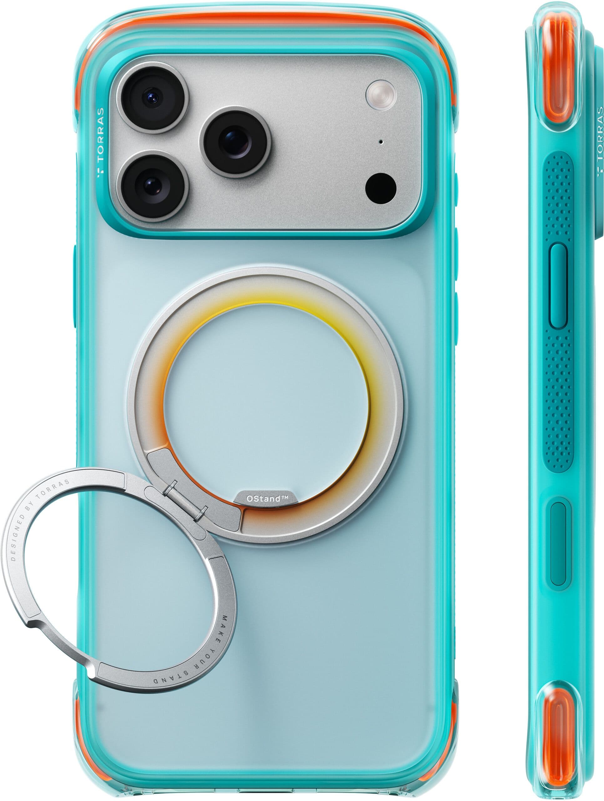 Torras O3 Air Core (iPhone 17 Pro Max/18 Pro Max) - Prism Turquoise